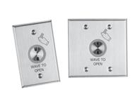 KITS ADAEZ PRO MODELS 5831 x NPB (Push), 5811 x NPB (Pull) OPTION: Narrow Style Push Buttons With Wireless (RF) Transmitters Operator Non-Handed Shown Push Side