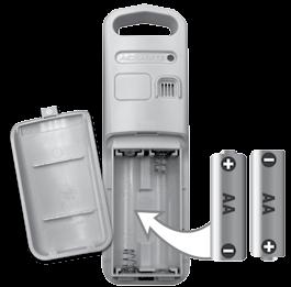 SETUP Install or Replace Batteries AcuRite recommends high quality alkaline or lithium batteries in the outdoor sensor for the best product performance.