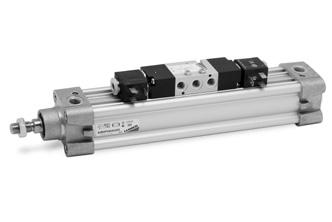 PCV enables the valve or solenoid valve to be mounted directly on the cylinder, thus forming a compact unit to apply.