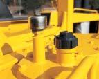 Hydraulic The hydraulic tank is equipped with a high-filtration breather with pressure valve to prevent dust from entering. Model............................. Komatsu SAA6D140E-5 Type.