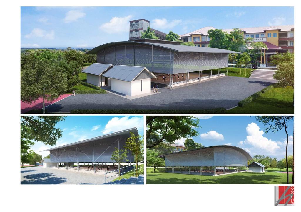 PROPOSED BASKETBALL HALL FOR SRJK(C) KW ONG HON SUNGAI