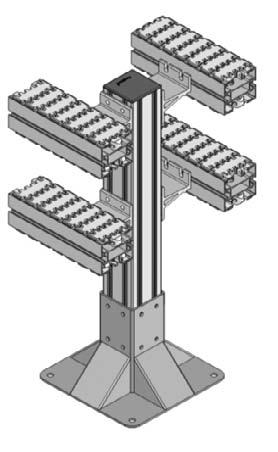 Conveyor Support Structure Single Support Structure FL