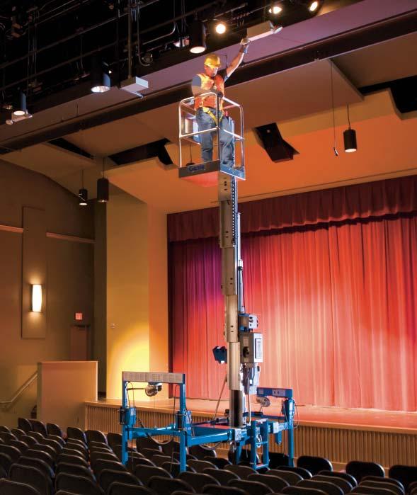 Options for Aerial Work Platforms Super-Straddle The Super-Straddle option allows you to use your Genie aerial work platform in areas you never thought possible.