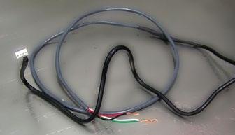Step 8 - Prepare the power cable Splice the extension cable to the four-wire power cable.