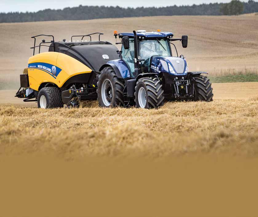 THE NEW HOLLAND T7 RANGE A COMPREHENSIVE LINE-UP FOR CONTRACTORS New Holland recognises that contractors need to tick a lot of boxes when it comes to choosing the next workhorse for their business.