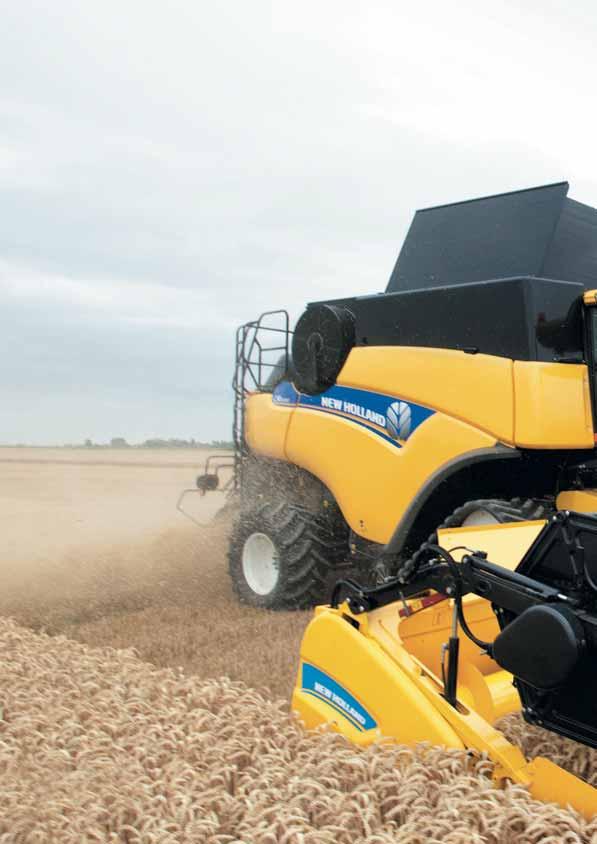 2 3 NEW HOLLAND CR RANGE:TONS BETTER New Holland revolutionized the way farmers harvested over 35 years ago with the introduction of ground-breaking Twin Rotor technology for combines.