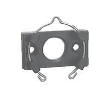 Motor brackets series 50 Mini motor bracket Motor bracket to screw Attachment clip 9 705 909 9 763 508 9 206 033 Includes safety clip. Attachment: 2 holes ø 6 mm centre to centre distance 48 mm.