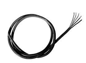 Supplied on 50 metre rolls. Motor cable black 9 990 051 Type RRF - 5 x 0.75 mm2.
