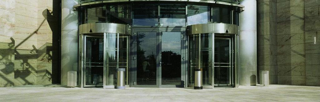 SESAMO REVOLVING DOOR 4 WINGS SYSTEM: Four leaves automatic or manual revolving door which is available in various design options.