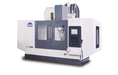 50 Taper VMC Models VHG-1105 50 Taper Gear Driven 6,000 RPM Spindle for Heavy Cutting, 43 x 27 x