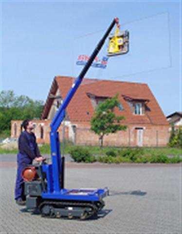 GLASS CRAWLER RD-6 Load capacity 500 kg Lifting height max. 4.2m Chassis width: 80 cm Chassis length: 1.