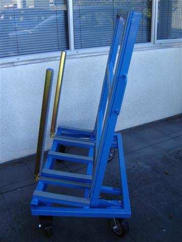 1.1M Site Trolley 1.1M x 1.1M x 6mm collapsible site trolley. New Zealand designed and built. Prefect addition for any site glazing van/ truck.