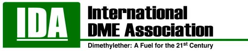 DME International and Regional Associations Over the past decade, global recognition of DME s potential manifested by the formation of 4 associations representing over 170 companies, technical
