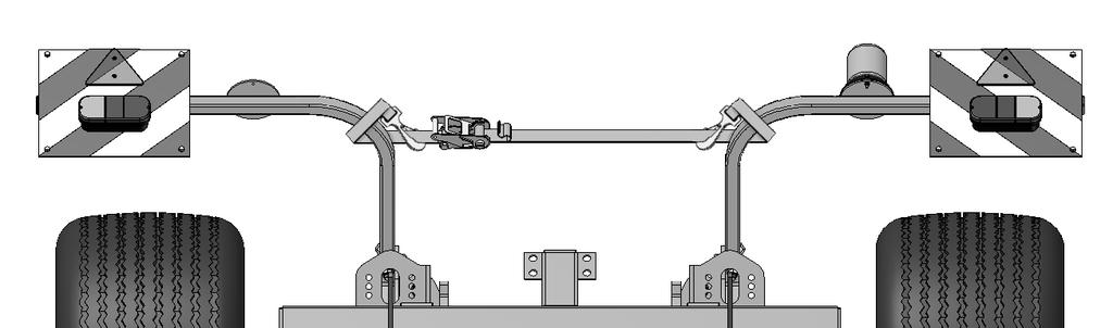 2. Transportation / Installation 3. Carefully operate the hydraulics to lower the drawbar and tilt the CultiPress onto the road transport wheels. Fully extend the drawbar cylinders. 4.