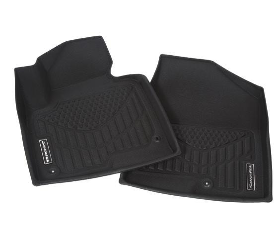 Premium all-weather floor liners were designed to cover the