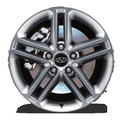 17" alloy wheel With YES Essentials stain