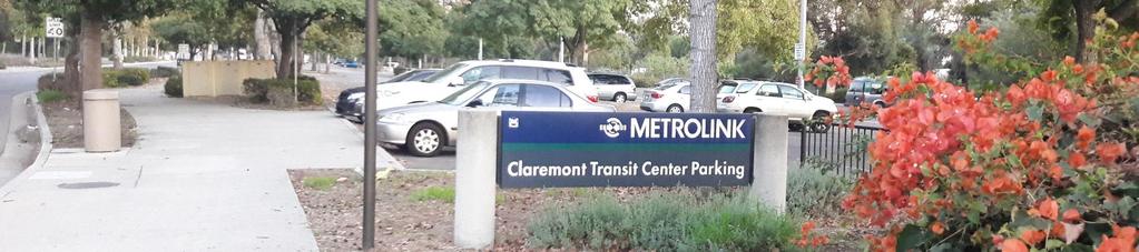 8 Existing Metrolink Parking Utilization at Co-located Stations Average Number of Parking Spaces Occupied Station Parking Spaces Available Pomona North 300 Claremont 440
