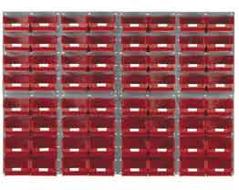 Topstore - 2 Panels high x 4 Panels wide (H 1282 x W 1828mm) TC Bin Kits No.
