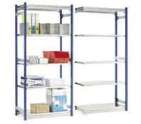 x Shelves 440mm 478mm 023430SI 023510SI Standard Extension Single Bays Standard Initial Double Bays 910mm Overall Width 942mm Overall Width 1010mm Overall Width 870mm Shelf Width 970mm Shelf Width