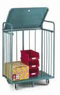Manufactured from mild steel Flip/hinged top shelf Fitted with non-marking rubber castors Epoxy powder coated finish H x W x D Wheels (Ømm) Order Ref Capacity Product Description (mm) (kgs) General