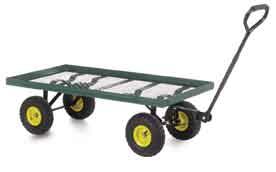Toptruck - Mesh Flatbed Platform Truck An ideal truck useful designed to move heavier items over even or uneven surfaces.