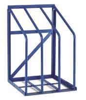 Racks are powder coated in blue and have 3 storage divisions spaced nominally at 155mm apart. Product Description H x W x D (mm) Order Ref Sheet Rack 900 x 600 x 600 SR/0.