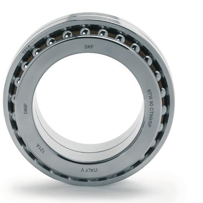 Bearing markings Each SKF-SNFA bearing in the BTW series has various identifiers on the external surfaces of the washers ( fig.