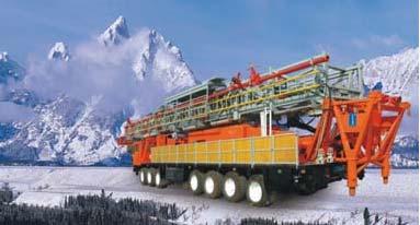 3.6 COLD WEATHER WORKOVER RIG All kinds of workover rigs have corresponding cold weather types that are suitable for the severe cold of oilfields in Russia, Canada and other regions.