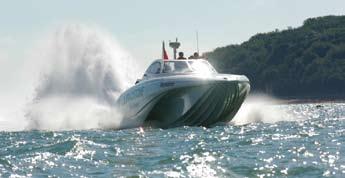 And there are no conventional under-hull limitations such as shaft angle, blade top clearance, draft, etc.