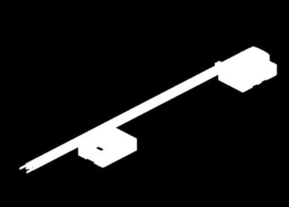 Orientate the drive rail so that the terminal bracket faces towards the