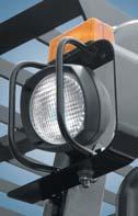 working light are positioned for exceptional visibility.