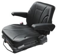 Easily Adjustable, Full Suspension Seat An attractive and adjustable seat, based on a human engineering design, provides greater comfort,