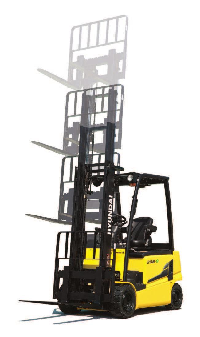 Hyundai forklifts are equipped with many safety features as standard,