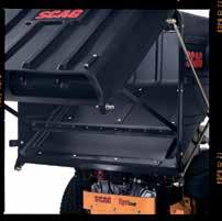 FREEDOM Z CATCHER* Heavy-duty, 2-bag grass catcher with 8" debris tube provides 7 bushels of collection capacity.