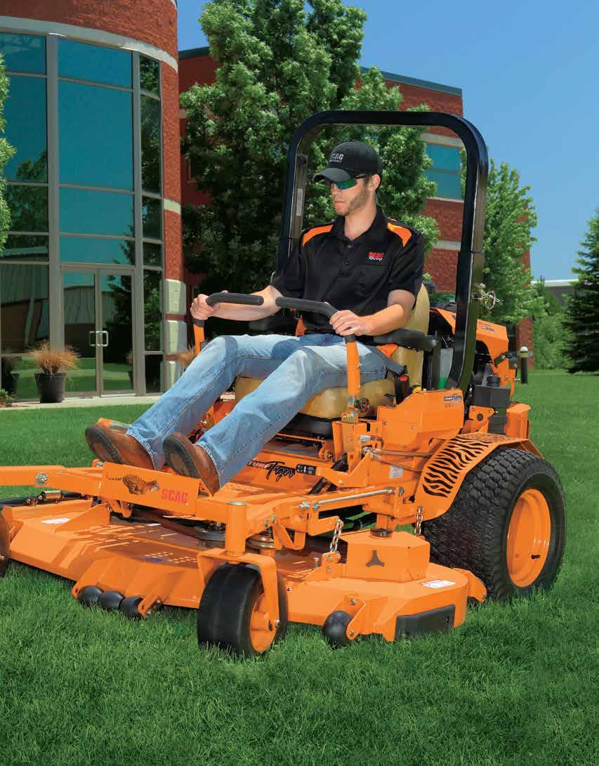 The Ultimate in Power and Performance At the top of the food chain, the Turf Tiger represents the ultimate
