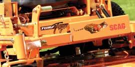Designed to be as easy on the operator as it is productive on the job, the Turf Tiger features our exclusive