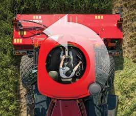 WINDROWERS & HEADERS C C D E FASTER IN & BETWEEN FIELDS* Thanks to MacDon s patented Dual Direction technology you can switch from field to road mode in seconds and travel at speeds