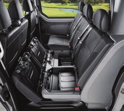 Comfort and safety. Twice the seats, twice the van. 3. 1. 2. 4. 5.