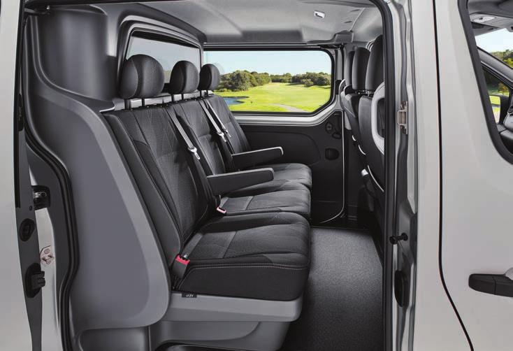 family around town, in comfort and safety, with room in the back for all of your tools and equipment.
