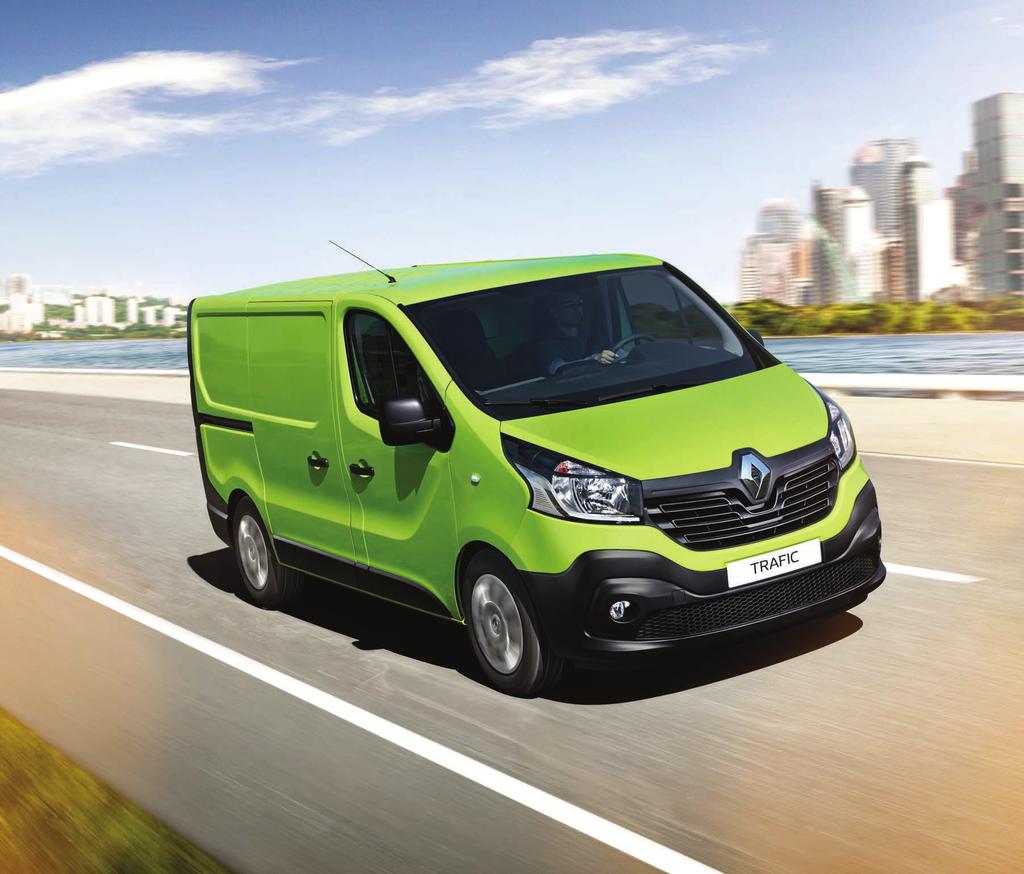 The van you need. Guaranteed. Re-designed for everything you need. Guaranteed. Since 1980, the Renault Trafic has helped businesses get the job done.