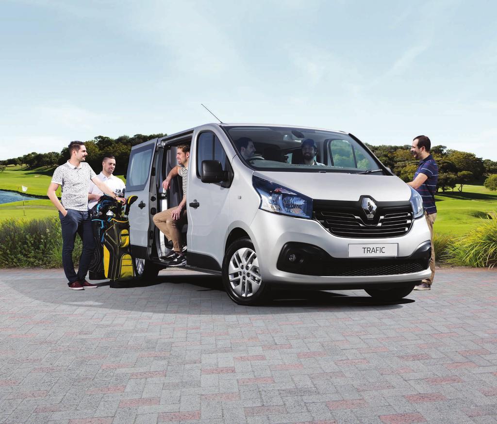 Now available in 6 seater. Trafic Crew. If you thought there was no way the Renault Trafic could get any better, meet the new Renault Trafic Crew.
