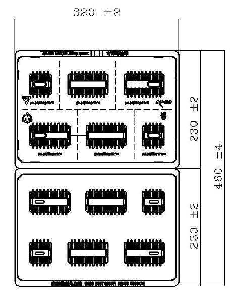 Packaging and Labeling Figure 25: Drawing for Vero 29 Packaging Tray Notes