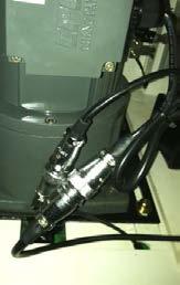 photo-electric eye, home limit switch, and E-Stop switch located on the