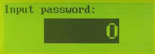 If the password has been set, the screen will display "Err " Note: Although both the new and old passwords are displayed as "0", the new