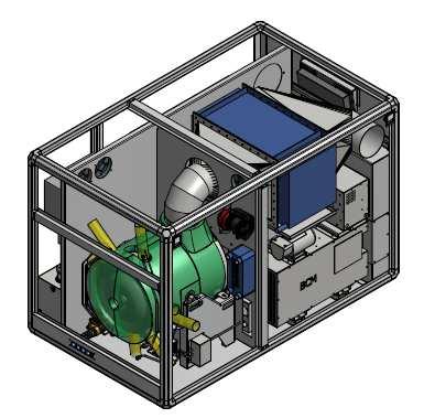 The MME Microturbine System Specifically designed for SuperYacht application Sea water cooling Exhaust
