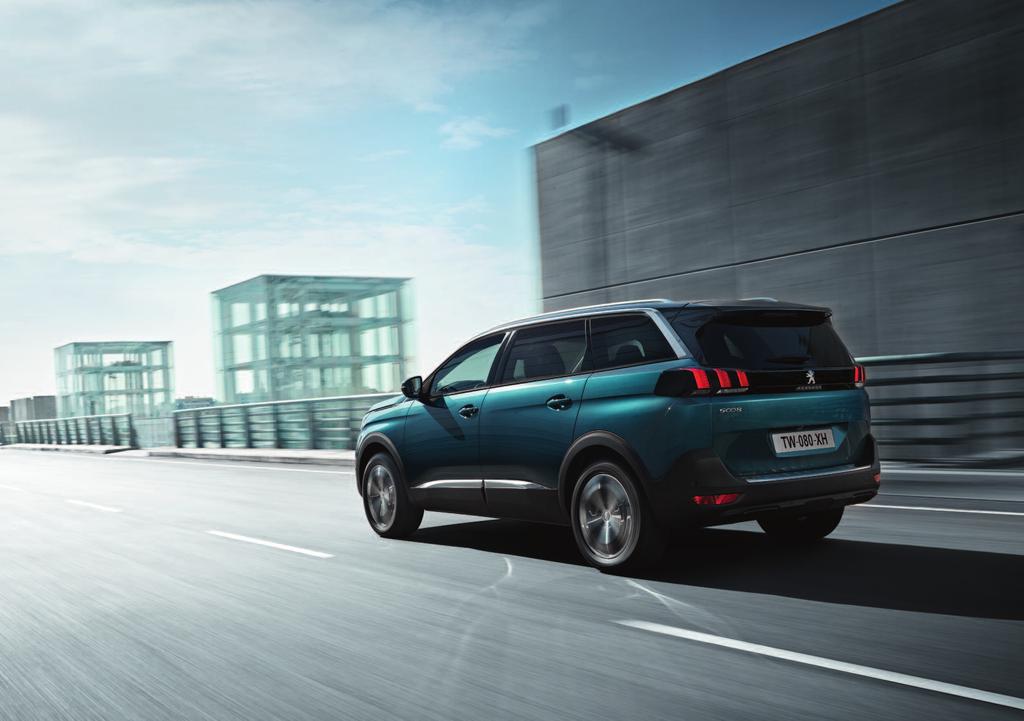 A C O M M A N D I N G V I E W. With its rasied ride height, the new 5008 SUV gives you a commanding view of the road ahead from the comfort of the new PEUGEOT i-cockpit.