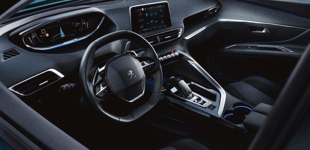 H E I G H T E N E D S E N S AT I O N S. A S M O OT H E R J O U R N E Y. The spectacular new PEUGEOT i-cockpit on board the all new Peugeot 5008 SUV invites you to explore a 100% digital world.