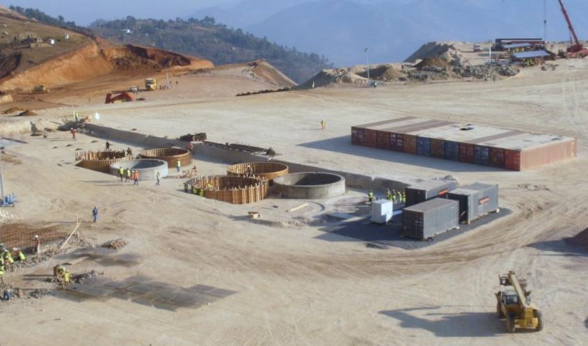 DRC mine construcion and processing plant Situation Due to the remote location of the mine power is required in 3 stages for construction;
