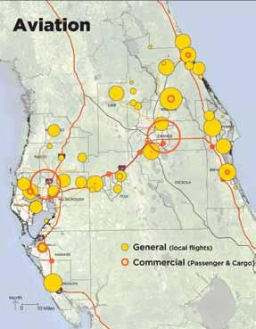 This report also shows how transportation-related development can transform important locations in the Super Region, including downtown Tampa and downtown Orlando; new innovative industry centers in