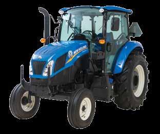 (4300 kg) at 4-mph (8 kph) ideal for basic loader and field work. When braking with both pedals, this axle engages the 4WD to provide additional stopping power.